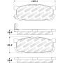 StopTech Street Touring 01-05 Miata w/ Sport Suspension Rear Brake Pads D891