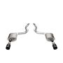 CORSA Performance 21257BLK Corsa 2024 rd MustangGT Touring Axle-Back Ex.Sys 3.0in Dual Rear Exit w/4.5in Blk PVD StraightCutTip