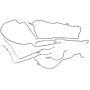 OMIX 16737.43 Full Brake Line Set 76-80 Jeep CJ7