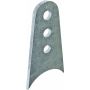 RockJock CE-9901G Antirock Sway Bar Universal End Link Axle Bracket Steel 3-Hole Weld-On
