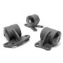 Innovative 92-95 Civic B/D Series Black Steel Mounts 95A Bushings (2 Bolt)