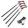 Raptor Universal LED Lights 10 inch Strip Set Exterior Car Truck SUV - White