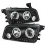 SPYDER 5009715 Projector Headlights - CCFL Halo - Black