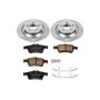 PowerStop KOE5842 OE Stock Replacement Low-Dust Ceramic Brake Pad and Rotor Kit
