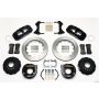 Wilwood 140-10946 AERO4 Rear P-Brake Kit 14.00in Small Ford 2.66in Offset