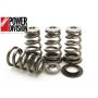 GSC P-D Mitsubishi 4B11T High Pressure Single Conical Valve Spring and Ti Retainer Kit