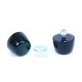 87-06 Jeep YJ Hood Bumpers - Black