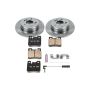 PowerStop KOE4948 OE Stock Replacement Low-Dust Ceramic Brake Pad and Rotor Kit