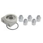 Derale 25783 Low Profile Pressure relief Sandwich Adapter w/ 3/8