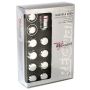 Project Kics WRE0600 21/22HEX Chrome Bull Lock Re Guard 14X1.50 - Set of 16 + 4
