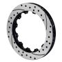 Wilwood 160-11314-BK Rotor-SV-SRP 72 Iron-LH-Drill-BLK 14.25 x 1.25 - 12 on 8.75in