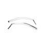 Putco 480203 99-16 Ford SuperDuty Crew Cab/Ext Cab (Front Only) Element Chrome Window Visors
