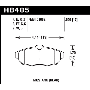 Hawk Performance HB485D.656 ER-1 Disc Brake Pad