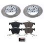 PowerStop SC7176 Semi-Coated Rotor and Low-Dust Ceramic Brake Pad Kit