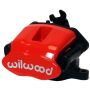 Wilwood 120-10112-13-RD Caliper-Combination Parking Brake-Pos 13-L/H-Red 41mm piston .81in Disc