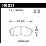 Hawk Performance HB231N.625 HP Plus Disc Brake Pad