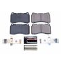 PowerStop Z23-1016 PowerStop - Z23 Daily Driver Carbon-Fiber Ceramic Brake Pads with Hardware Kit