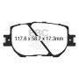 EBC Brakes DP23035 Greenstuff 2000 Series Sport Brake Pads