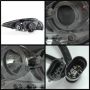 SPYDER 5073327 Projector Headlights - LED Halo - Smoke