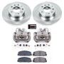 PowerStop KCOE2452 OE Stock Replacement Low-Dust Ceramic Brake Pad, Rotor and Caliper Kit