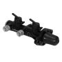 Wilwood 260-14244-BK Tandem Remote Master Cylinder - 1 1/8in Bore Black