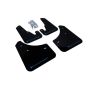 Rally Armor MF9-UR-BLK/BL Black Mud Flap/Blue Logo