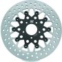TwinPower 666820 Twin Power 08-13 FLH FLT 08-16 FLHR 06-17 Dyna Front 11.8 Floating Rotor Mesh Black