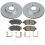 PowerStop CRK8326 Genuine Geomet Coated Rotor and Low-Dust Ceramic Brake Pad Kit