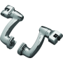 Kuryakyn 8016 Longhorn Offset Peg Mounts Chrome (Pair)
