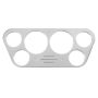 AutoMeter 7048 DASH PANEL, FORD TRUCK 53-55, 2 X 3-1/8