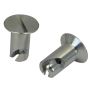 Moroso 71297 Quick Fastener - Flush Head - 5/16in x .500in - Aluminum - 10 Pack