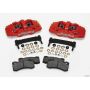 Wilwood 140-12629-R AERO6 Front Caliper & Bracket Kit - Red 97-13 C5/C6 Corvette w/ OEM HD/Z51 Rotors