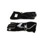 OMP RACING, INC. OMPIB0-0772-A01-071-M Tecnica Gloves Black And White Medium