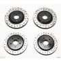 Wilwood 140-9336-D Rotor Kit Front/Rear-Dimpled/Slotted 97-04 Corvette C5 All/ 05-13 C6 Base