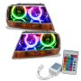 Oracle Lighting 7167-504 SMD Pre-Assembled Headlights, Black Bezel, ColorSHIFT(tm) - Simple