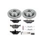 PowerStop KOE3125 OE Stock Replacement Low-Dust Ceramic Brake Pad and Rotor Kit