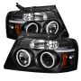 SPYDER 5030085 Projector Headlights - Version 2 - CCFL Halo - Black