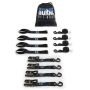 Borne Off-Road BNRTC-TDHD-4BK Ratchet Tie-Down