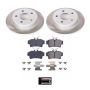 PowerStop SC1303 Semi-Coated Rotor and Low-Dust Ceramic Brake Pad Kit