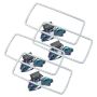 Oracle Lighting 2629-334 ColorSHIFT(tm) Halo Kit, New Square Ring Design, ColorSHIFT(tm) - No Controller