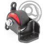 Innovative Mounts 19142-85A Innovative 88-91 Civic / CRX D-Series Black Steel 85A Bushing Front Mount for D-Series Cable Trans