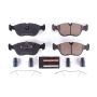 PowerStop Z23-618 PowerStop - Z23 Daily Driver Carbon-Fiber Ceramic Brake Pads with Hardware Kit