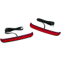 Kuryakyn 2941 Tracer Saddlebag Lights Red Lens