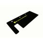 Rally Armor 15-16 Polaris Slingshot Rear Swingarm Mud Guard Black/Green Logo