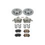 PowerStop KCOE2261 OE Stock Replacement Low-Dust Ceramic Brake Pad, Rotor and Caliper Kit