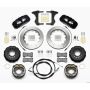 Wilwood 140-13686 AERO4 Rear Kit 14.00 2005-2014 Mustang w/ BMR Suspn. w/Lines