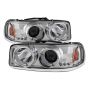 SPYDER 5009364 Projector Headlights - LED Halo - Chrome