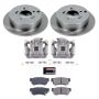 PowerStop KCOE5213A OE Stock Replacement Low-Dust Ceramic Brake Pad, Rotor and Caliper Kit