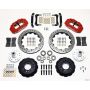 Wilwood 140-10485-DR Narrow Superlite 6R Front Hub Kit 12.88in Drill Red 70-78 Camaro (*Line Kit Needed*)