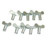 Moroso 71278 Quick Fastener - Butterfly Head - 5/16in x .500in - Steel - 10 Pack